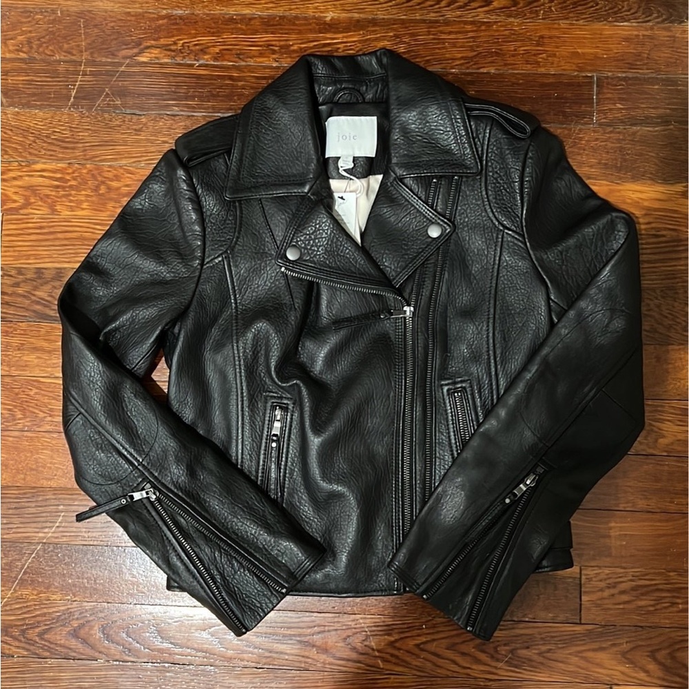 Joie Leather Motorcycle Jacket